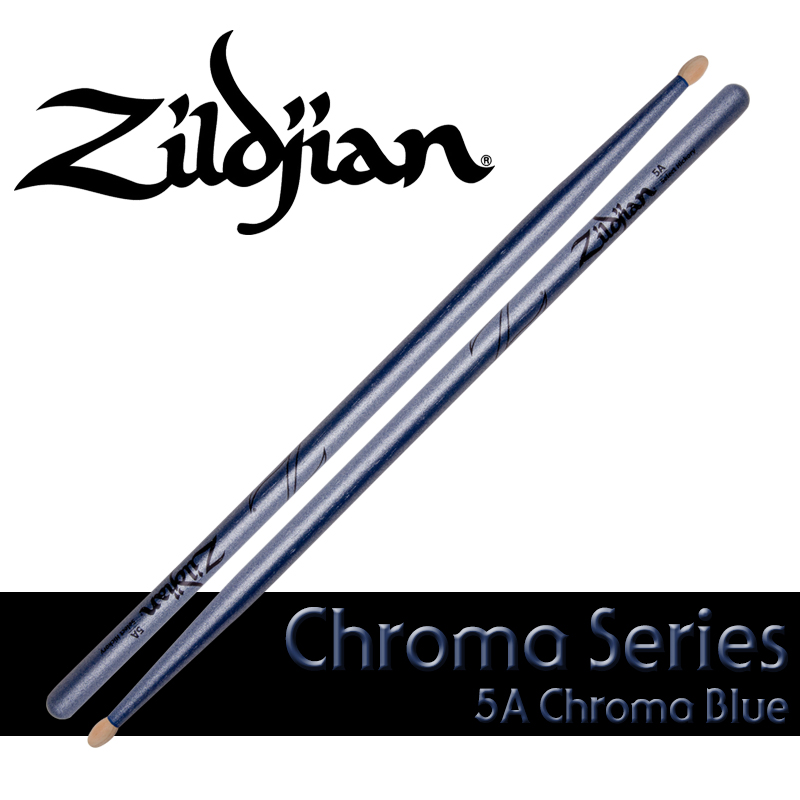 Zildjian 드럼스틱 5A Chroma Blue (Z5ACBU)